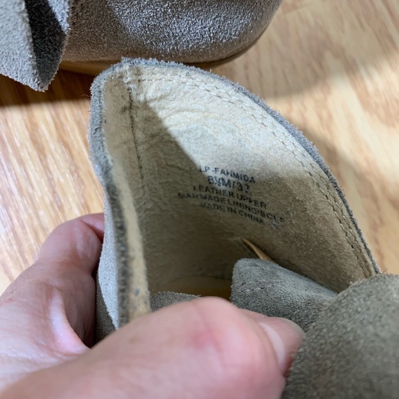 Lucky Brand ankle boots suede fahmida 6.5 size 37 - Picture 10 of 10